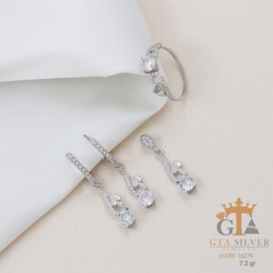 نیم ست نقره میکرو کد 16279