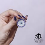 مدال نقره میکرو چشم نظر کد 21845 - Image 3