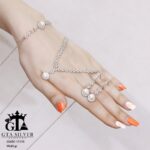 سرویس نقره میکرو زنجیری مرواریدی کد 12120 - Image 4