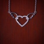 مدال نقره میکرو طرح قلب بالدار کد 21456 - Image 2