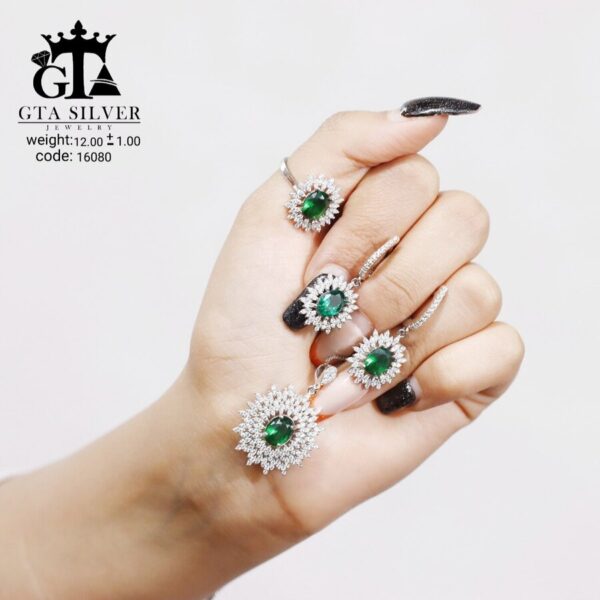 نیم ست نقره میکرو کد 16080 - Image 3