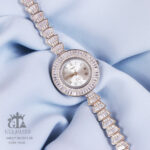 ساعت نقره جواهری روکش رادیوم کد 19135 - تصویر 3