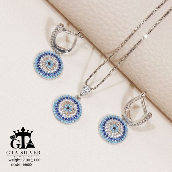 نیم ست نقره میکرو کد 16600 - Image 3