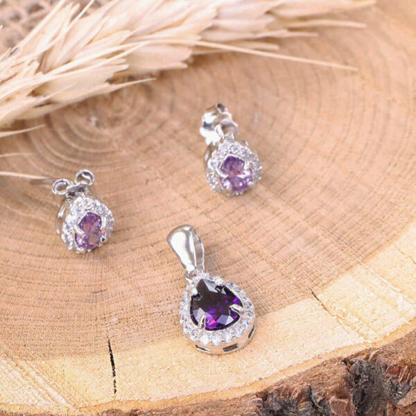 نیم ست نقره میکرو کد 16304 - Image 3