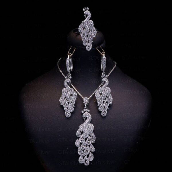 نیم ست نقره میکرو کد 16040 - Image 2