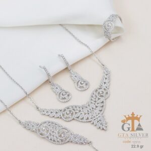 سرویس نقره میکرو زنجیری کد 12111