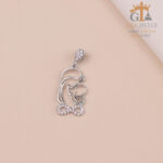 مدال نقره زنانه مادر و فرزند میکرو کد 21937