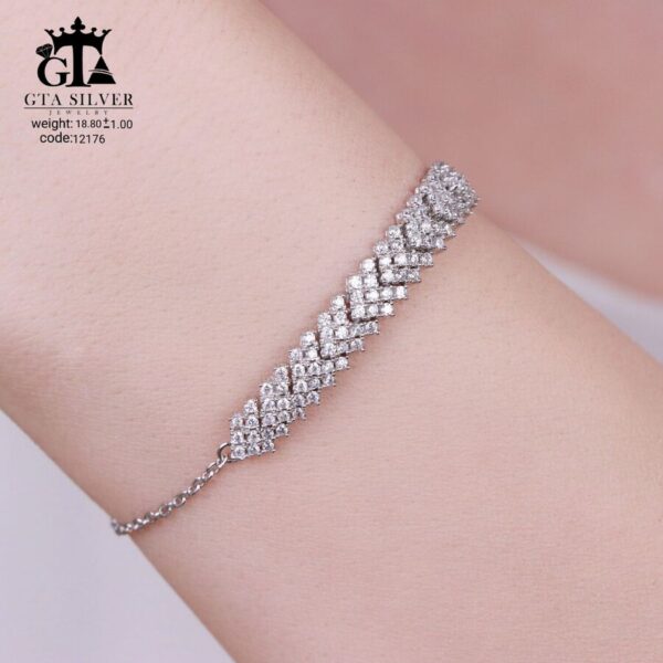 سرویس نقره میکرو زنجیری کد 12176 - Image 4