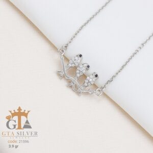 گردنبند نقره زنانه میکرو کد 21596