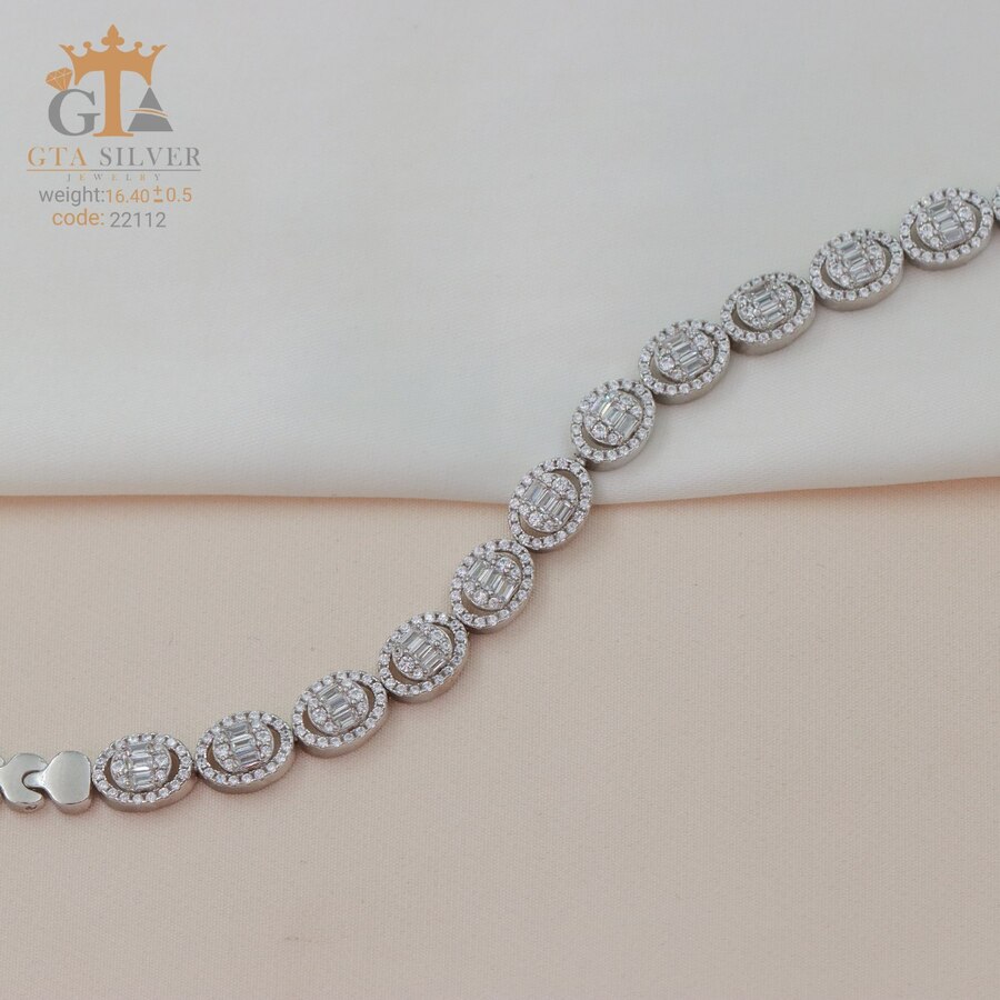 8fc2a4b3-ce4f-4993-8808-cb6ba97d01d1.jpg دستبند نقره میکرو کد 22112 - Image 1