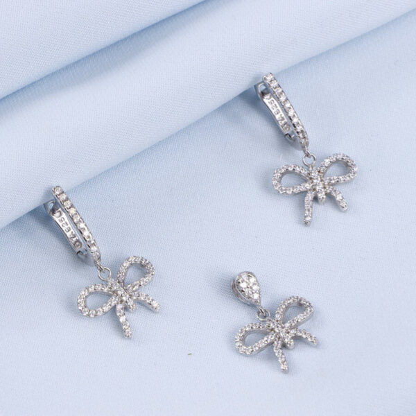 نیم ست نقره میکرو کد 16348 - تصویر 2