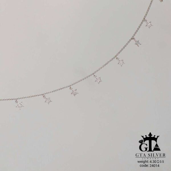 پابند نقره سوپرمیکرو طرح ستاره کد 25014 - Image 3