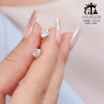 گوشواره نقره میخی میکرو کد 25048 - تصویر 4