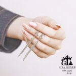 گوشواره نقره میخی میکرو کد 25018 - تصویر 4