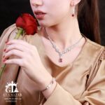 سرویس نقره مارسا طرح امرالدکات کد 11222 - Image 2