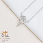 گردنبند نقره زنانه میکرو طرح فرشته کد 21650