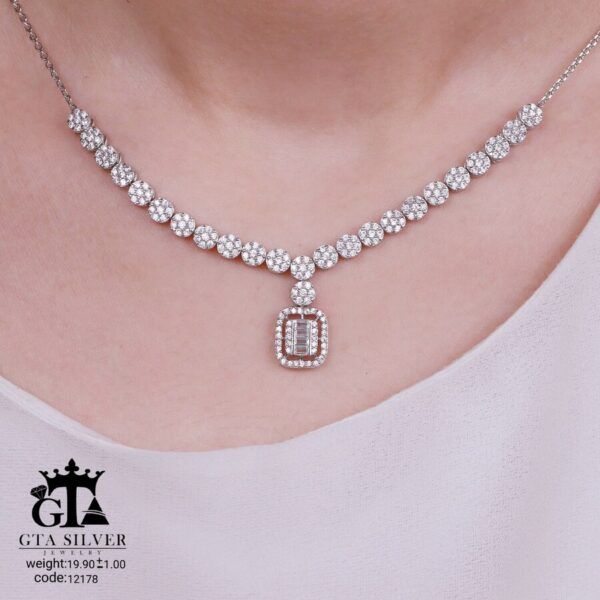 سرویس نقره میکرو زنجیری کد 12178 - Image 3