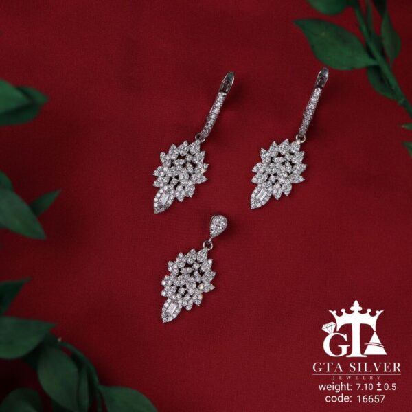 نیم ست نقره میکرو کد 16657 - تصویر 2