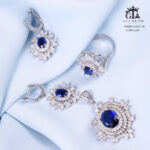 نیم ست نقره آتنا کد 32006 - تصویر 3