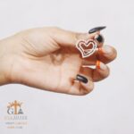 مدال نقره میکرو قلبی کد 21808 - Image 3