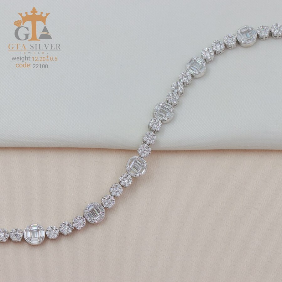 96d47d9d-cbce-4899-9b4d-0c1a777189f7.jpg دستبند نقره میکرو کد 22100 - Image 1
