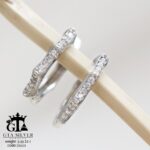 گوشواره نقره میخی میکرو کد 25023 - تصویر 4