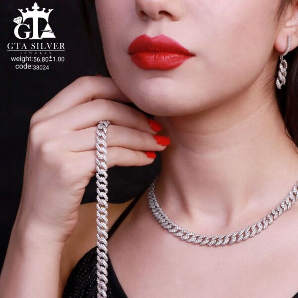 سرویس نقره سوپر میکرو طرح کارتیر کد 38024 - تصویر 2