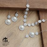 سرویس نقره میکرو زنجیری مرواریدی کد 12025 - Image 3