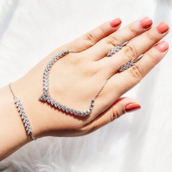 سرویس نقره میکرو زنجیری کد 12039 - Image 2