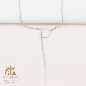 گردنبند نقره زنانه کد 21901