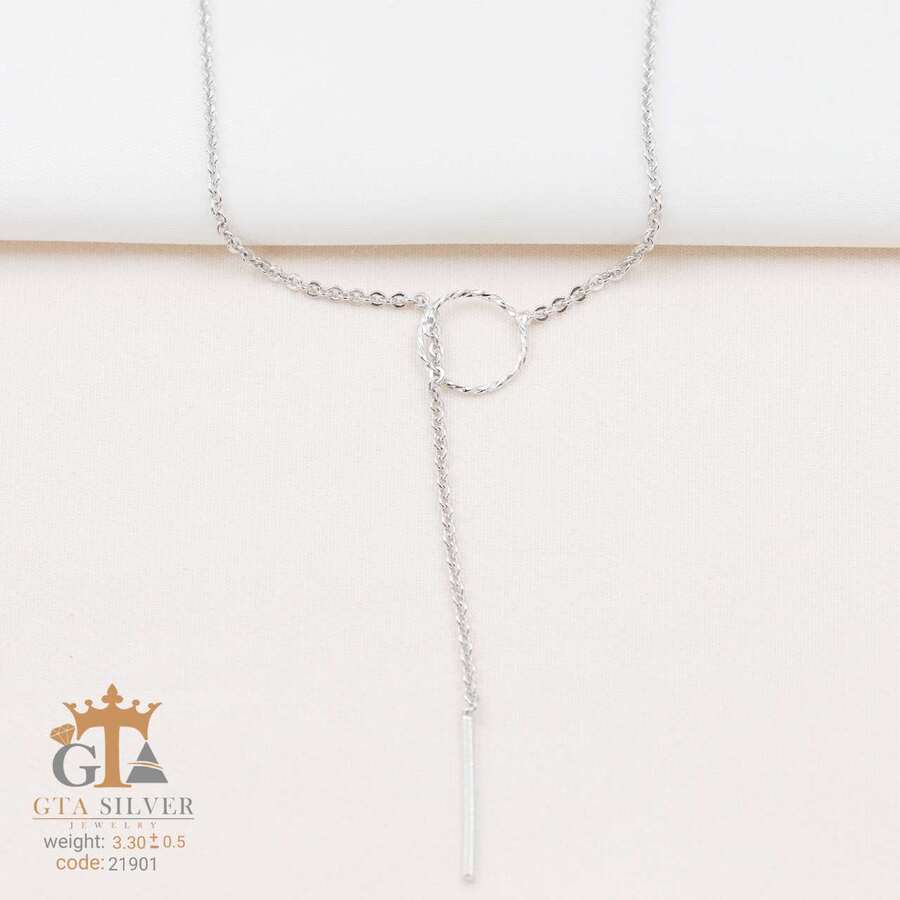 997394be-dd1d-4749-bbbb-4d9c1adea301.jpg گردنبند نقره زنانه کد 21901 - Image 1