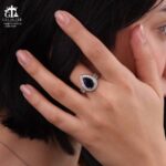 نیم ست نقره کد 16681 - تصویر 3