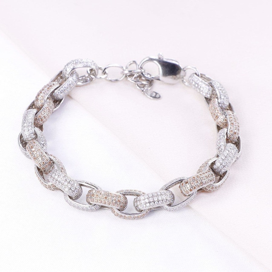 9a36aaa2-2990-4e04-af93-abb2a0158f6b.jpg دستبند نقره میکرو رنگی کد 22008 - Image 1