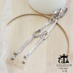 گوشواره نقره میخی میکرو کد 25017 - تصویر 3