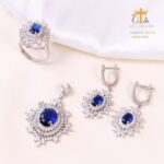 نیم ست نقره آتنا کد 32006