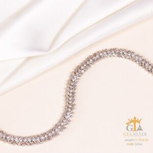 دستبند نقره میکرو کد 22064