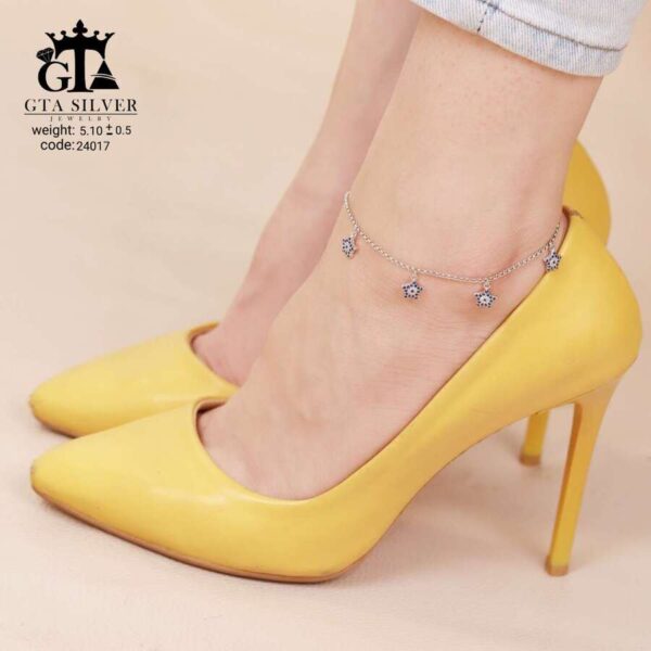 پابند نقره سوپرمیکرو طرح ستاره کد 25017 - تصویر 2