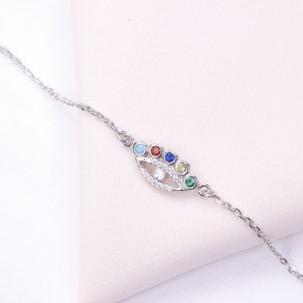 دستبند نقره میکرو کد 22049 - Image 2