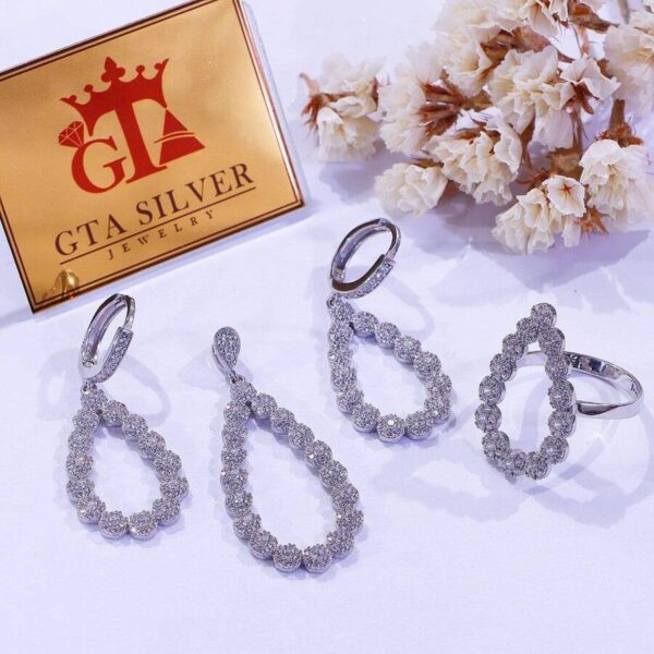 نیم ست نقره میکرو کد 16293 - Image 2