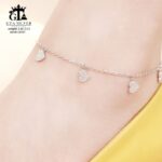 پابند نقره سوپرمیکرو قلبی کد 25021 - تصویر 3