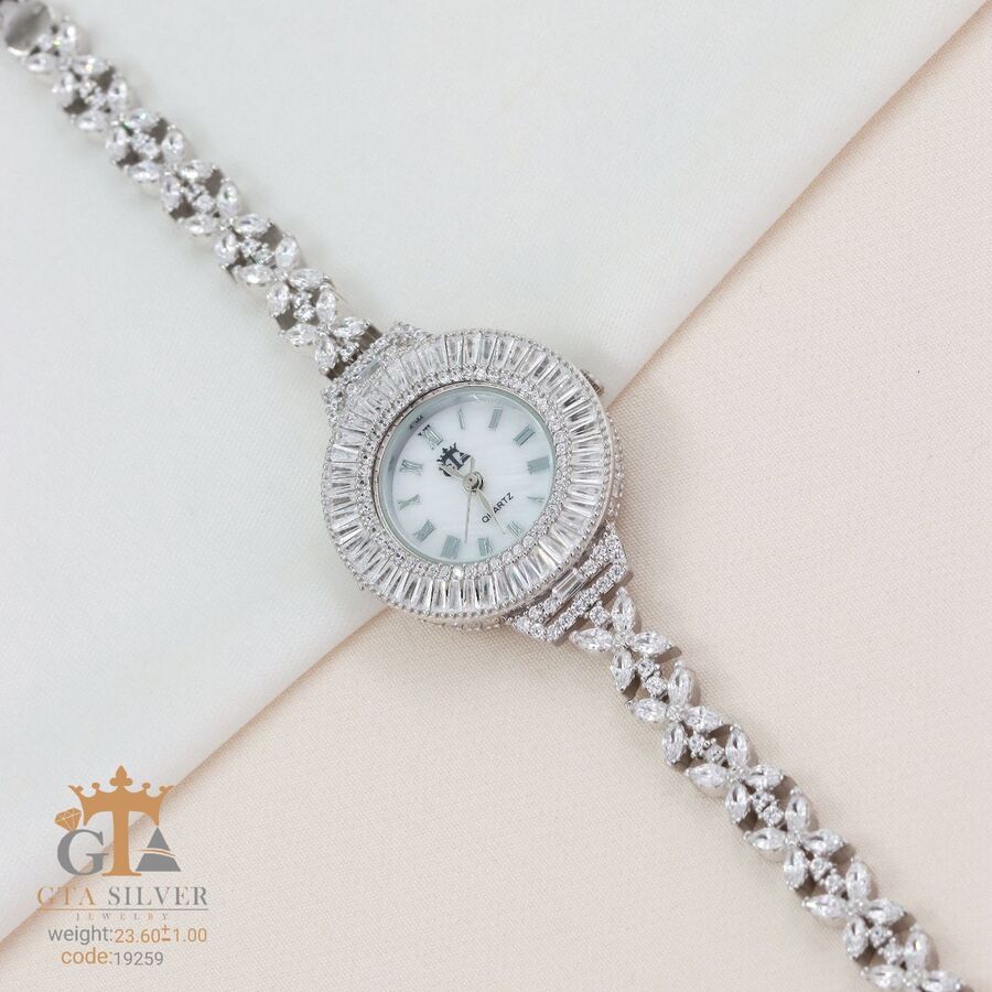 9fa3b4e7-1035-45a6-a759-2fe1973a040c.jpg ساعت نقره GTA کد 19259 - Image 1