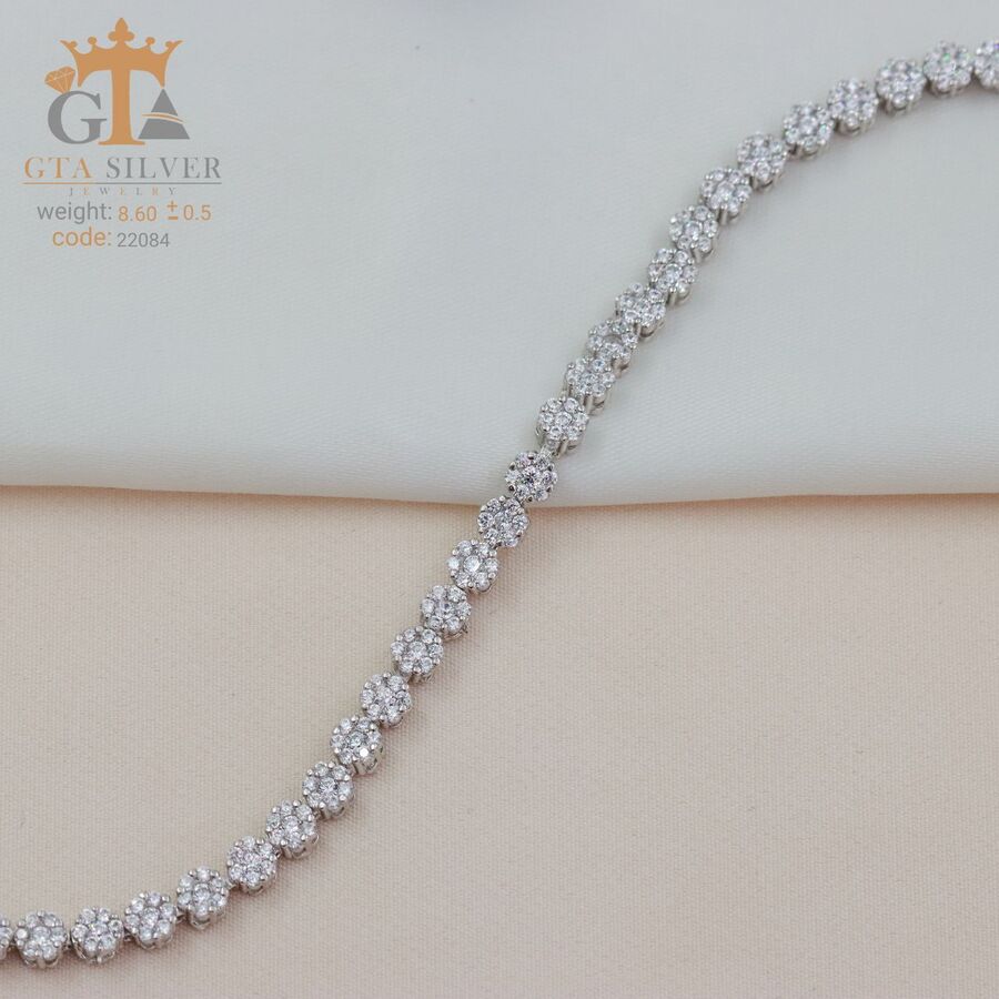 9ff53c62-efe3-4133-aff8-554c33591dbf.jpg دستبند نقره میکرو کد 22084 - تصویر 1
