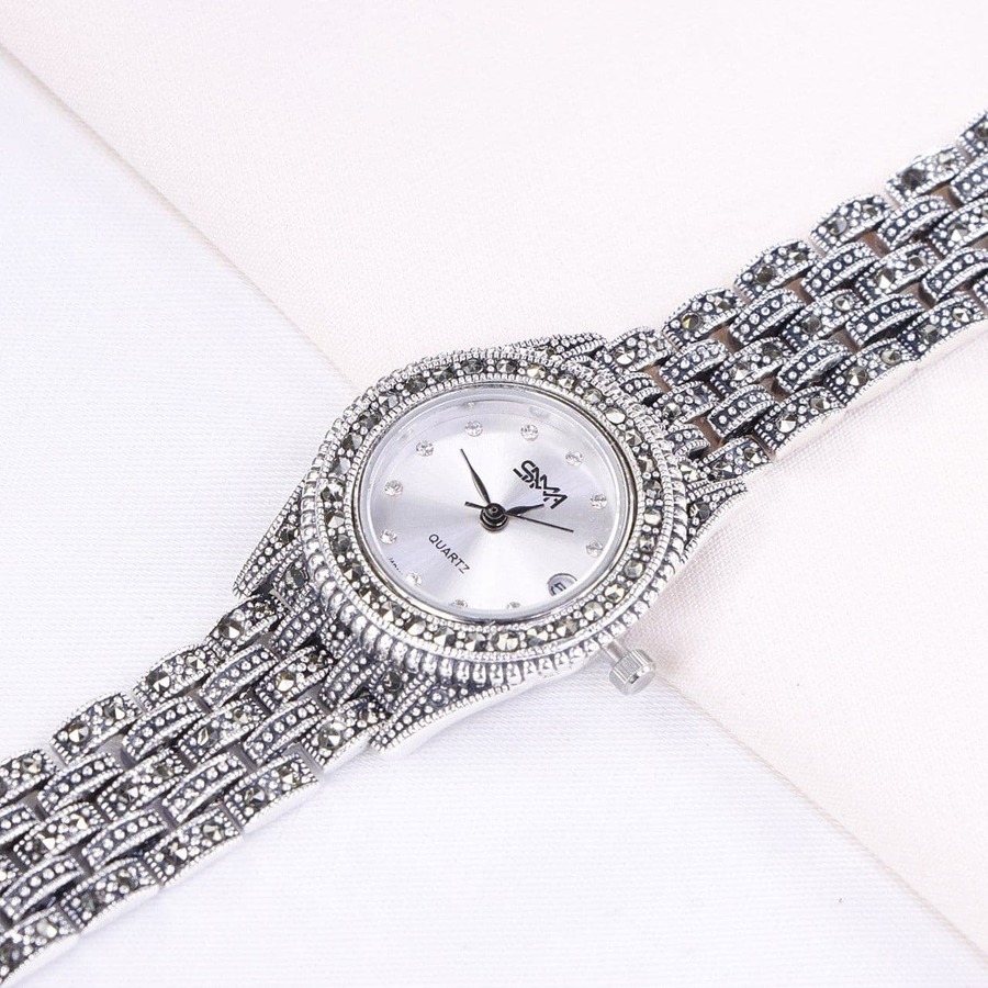 a07957cf-46d5-441a-8a6f-dfa1c85d3edf.jpg ساعت نقره سما کد 18096 - Image 1