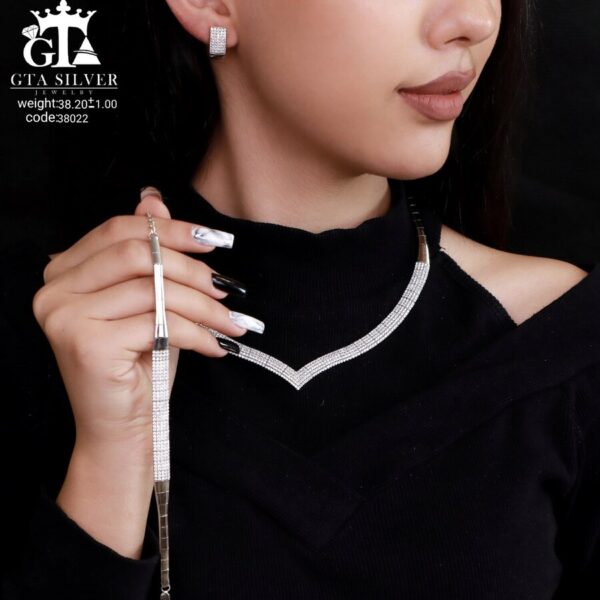 سرویس نقره سوپر میکرو طرح تنیسی کد 38022 - تصویر 2