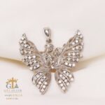 مدال نقره میکرو طرح عشق کد 21684 - Image 3