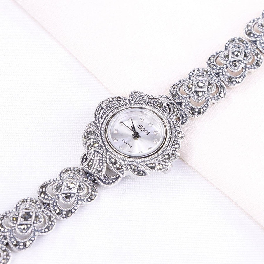 a2d300d5-f104-4dcd-9b19-915c1ea66668.jpg ساعت نقره سما کد 18055 - Image 1