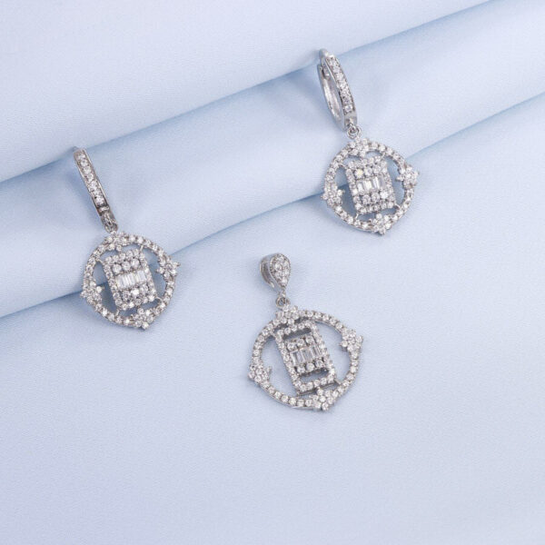 نیم ست نقره میکرو کد 16331 - Image 2