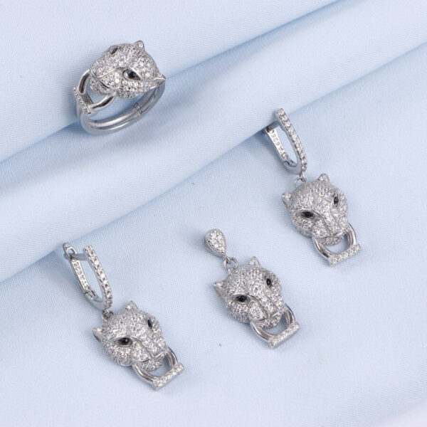 نیم ست نقره میکرو کد 16343 - Image 2