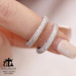 گوشواره نقره میخی میکرو کد 25028 - تصویر 4