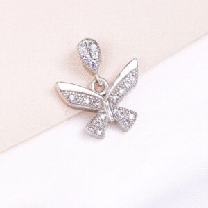 مدال نقره میکرو پروانه کد 21368